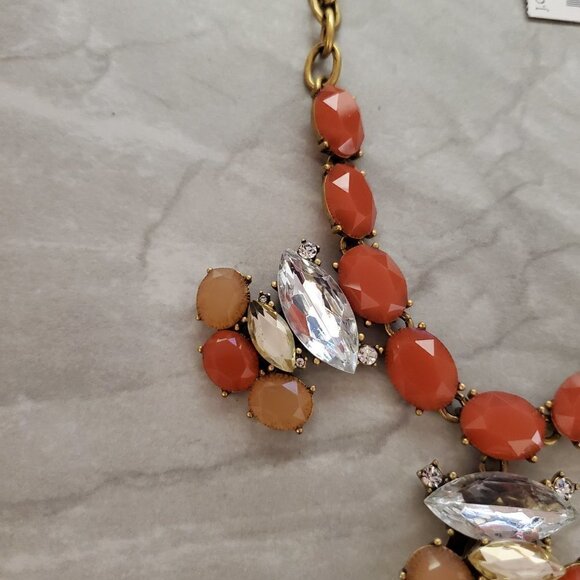 ✨ NEW J.Crew Rhinestone Crystal Cluster Stacked Statement Necklace ✨ - Picture 7 of 14